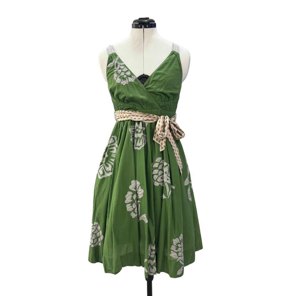ANTHROPOLOGIE LITHE RIVER OF GRASS DRESS